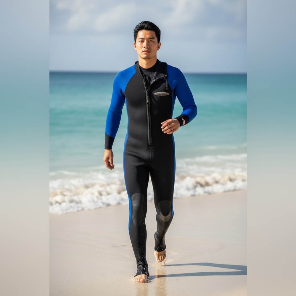 Henderson Microprene Mens Wetsuit Full Body Dive Suit N805MF M Medium Stirrups